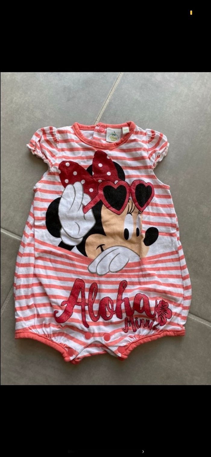 Barboteuse 6 mois Minnie neuve - photo numéro 2