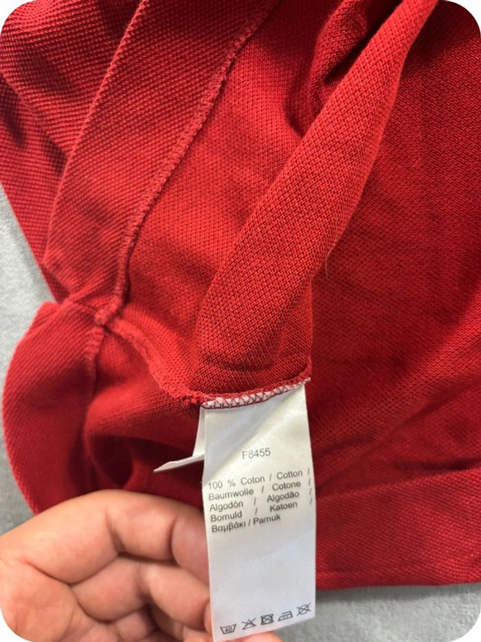 Polo Lacoste Rouge Taille L - photo numéro 7