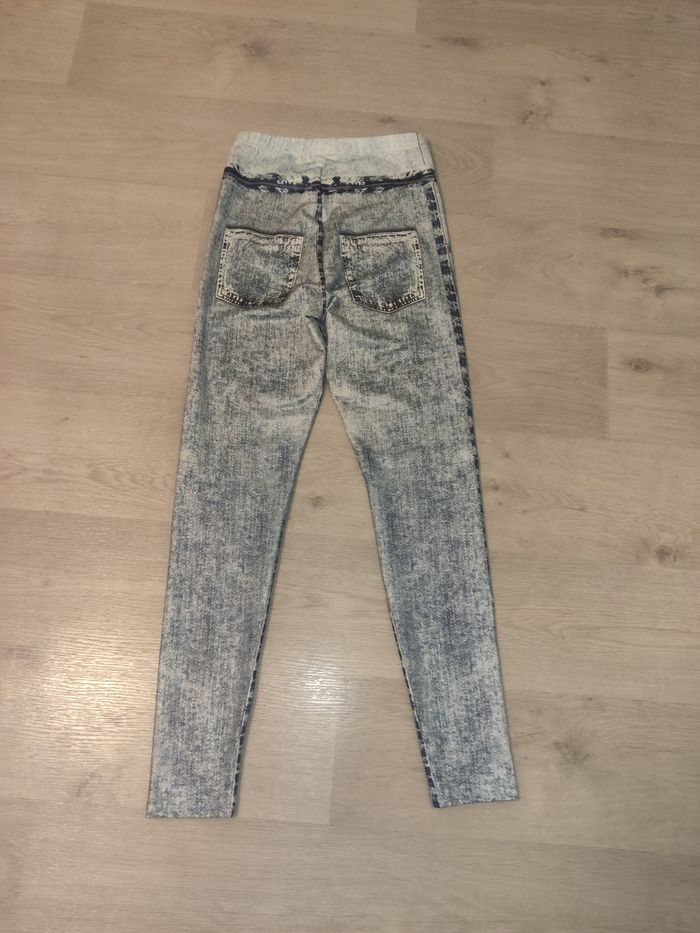 Legging neuf imitation jean taille 34/36 - photo numéro 4