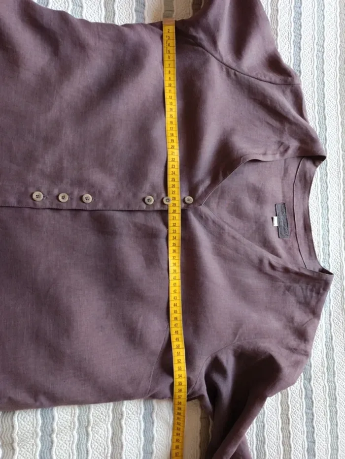 Surchemise/veste/tunique Lin'n Laundry 100% lin - photo numéro 8
