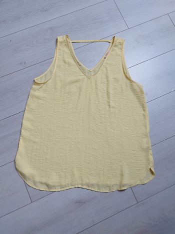 Débardeur jaune 46 Camaieu