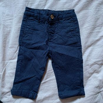 Pantalon chino bleu marine taille 6 mois