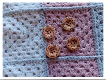 Lot boutons couture bois