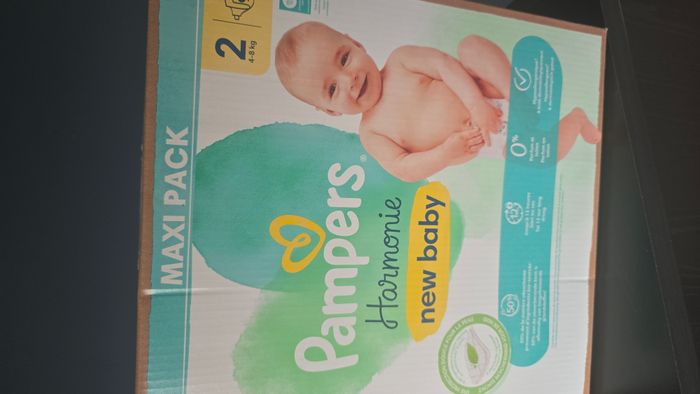 LOT DE 2 PAQUETS PAMPERS HARMONY T2 - photo numéro 2