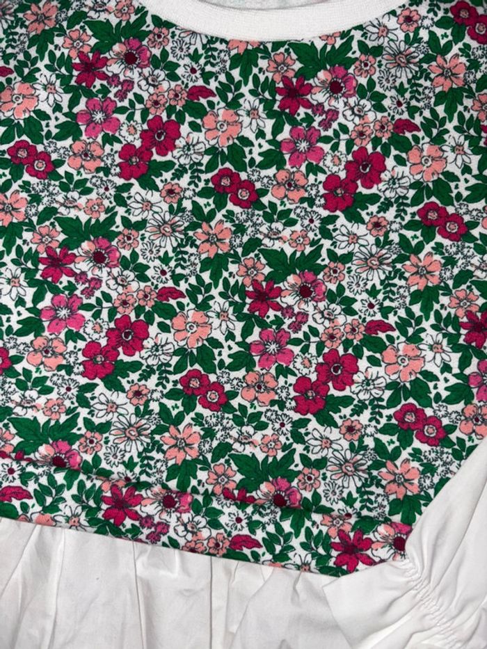 Sweat-chemise à fleur - Gemo - photo numéro 2