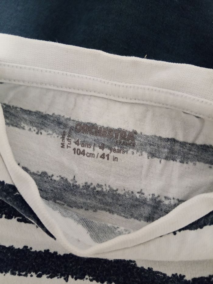 T-shirt a rayures _ 4 ans - photo numéro 3