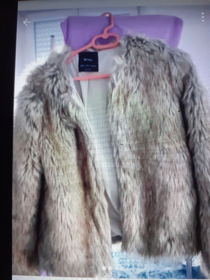 Veste chaude fausse fourure double 36 38