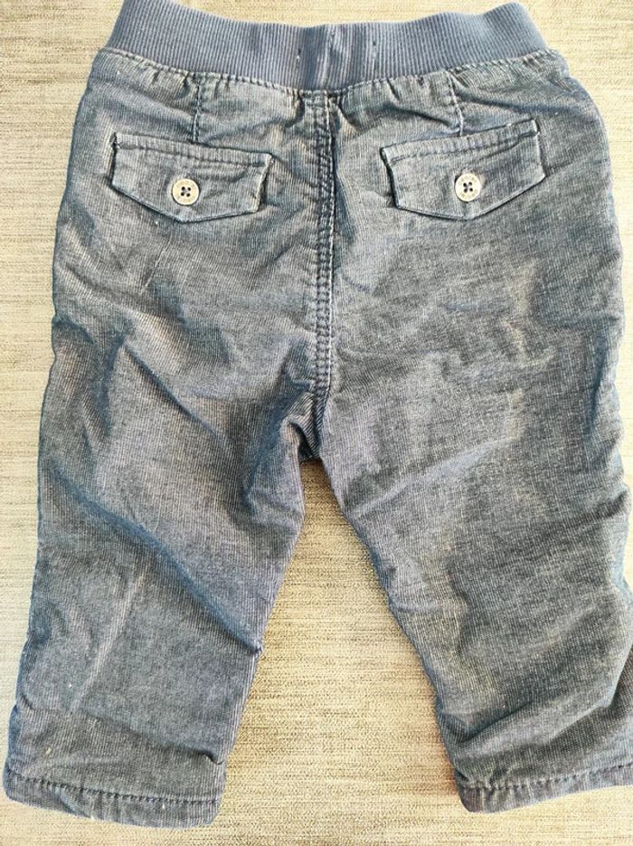 Pantalon velours et chemise Obaibi 6 mois - photo numéro 9