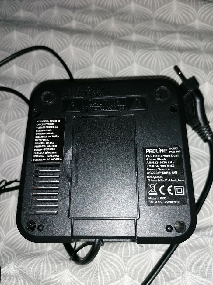 Radio réveil proline PCR-100 - photo numéro 2