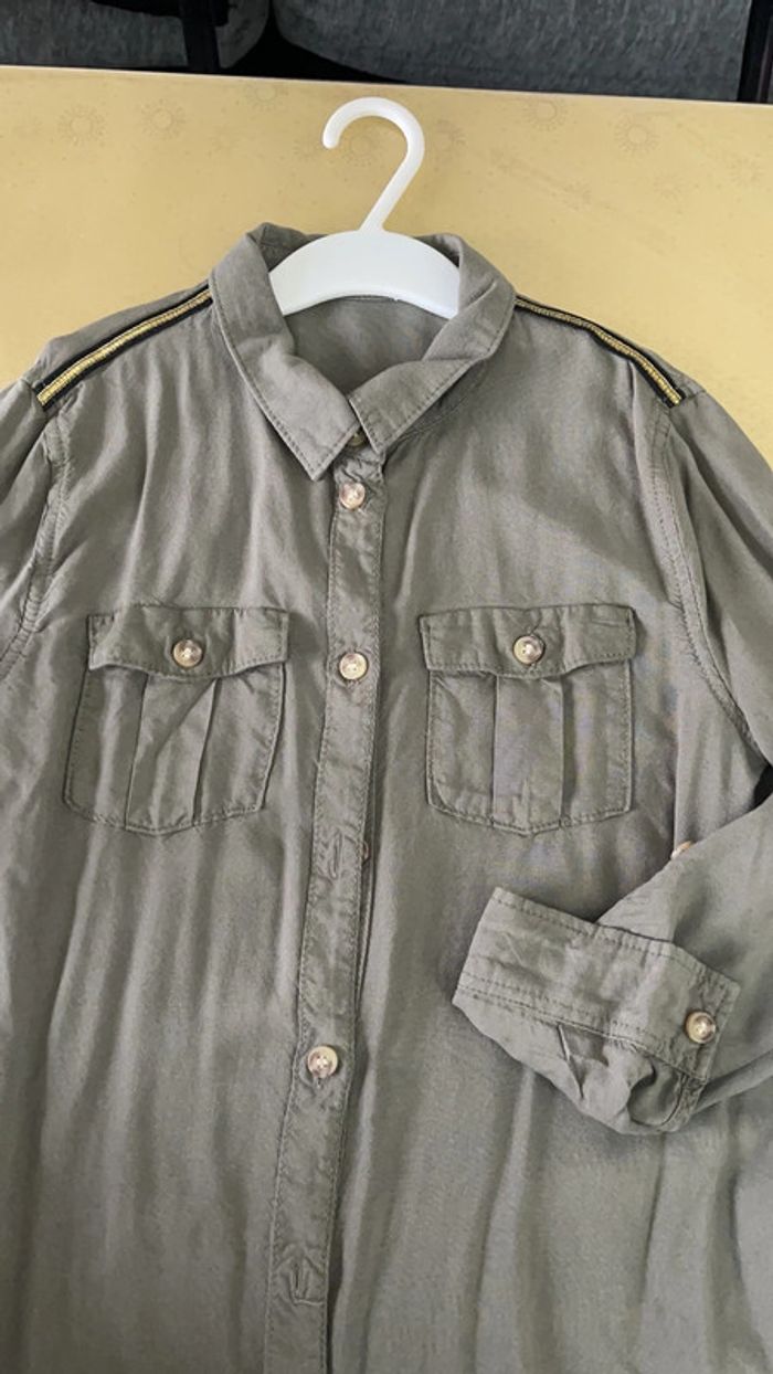 Chemise kaki