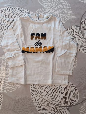 T-shirt garçon 18 mois manches longues