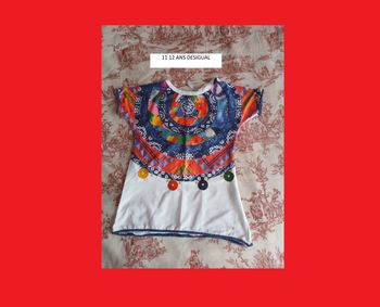 Tee shirt tunique desigual 11 12 ans