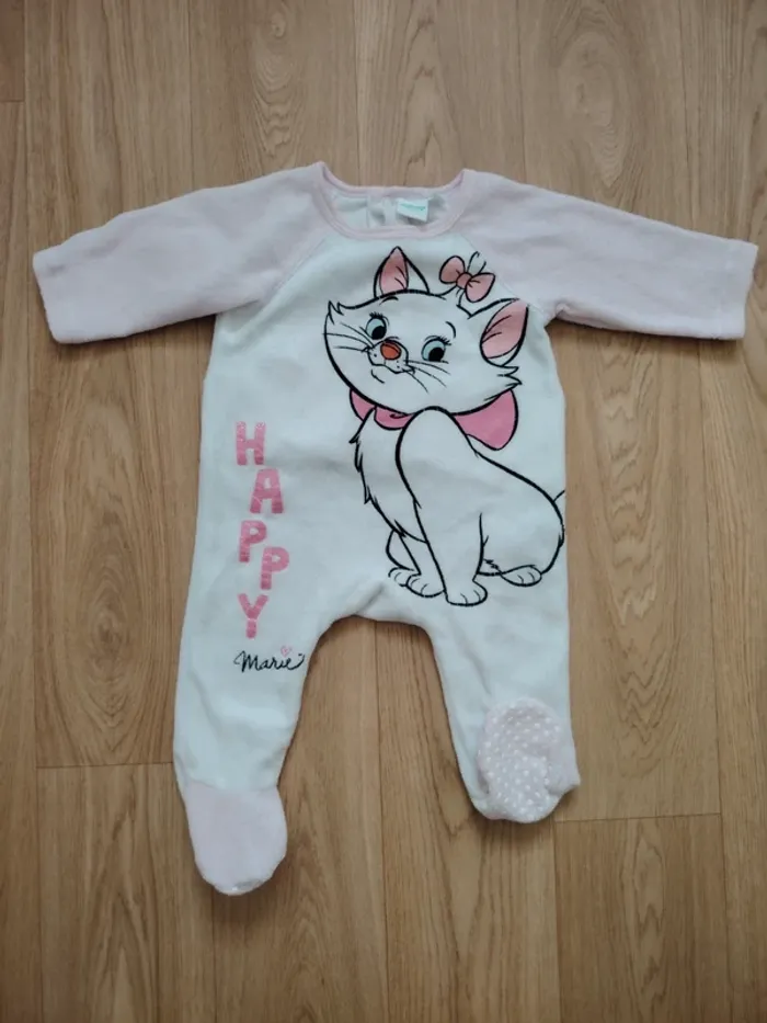 Pyjama 1 pièce fille "Marie les Aristochats"