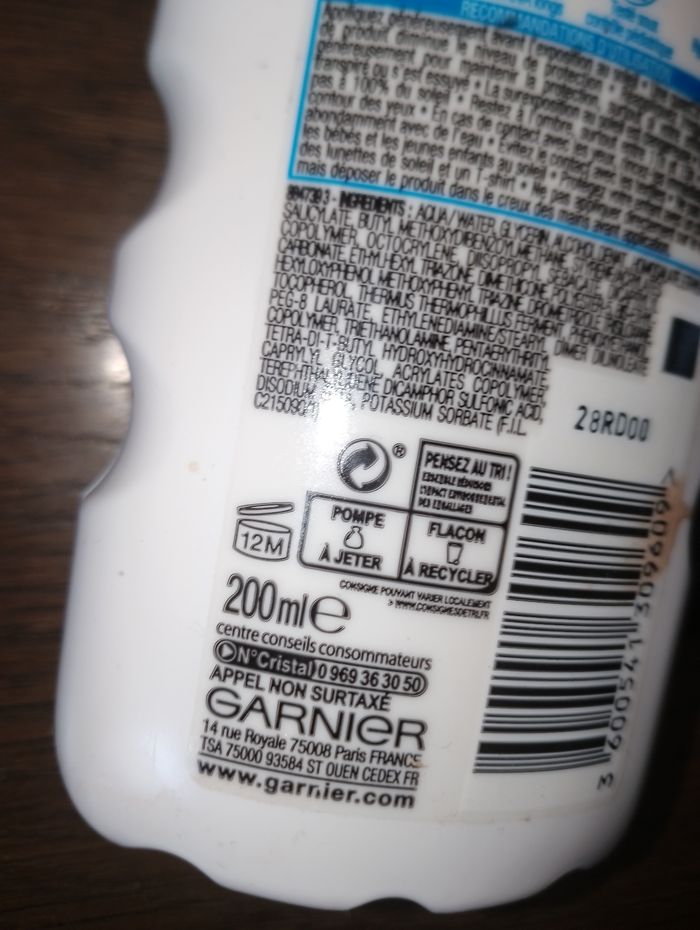 Crème  ambre solaire Garnier neuve
FPS 50+ - photo numéro 4