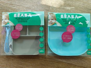Lot de 2 assiettes pour bébé 