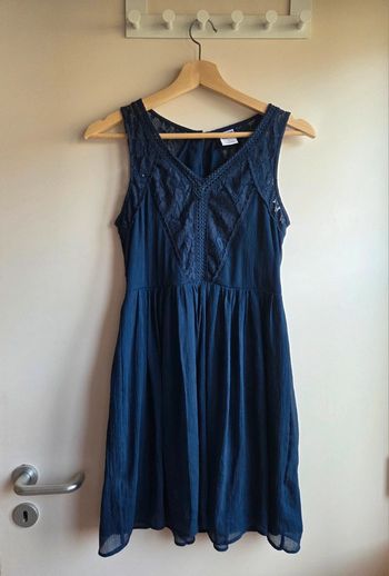 Robe bleu marine vero moda en dentelle - taille s