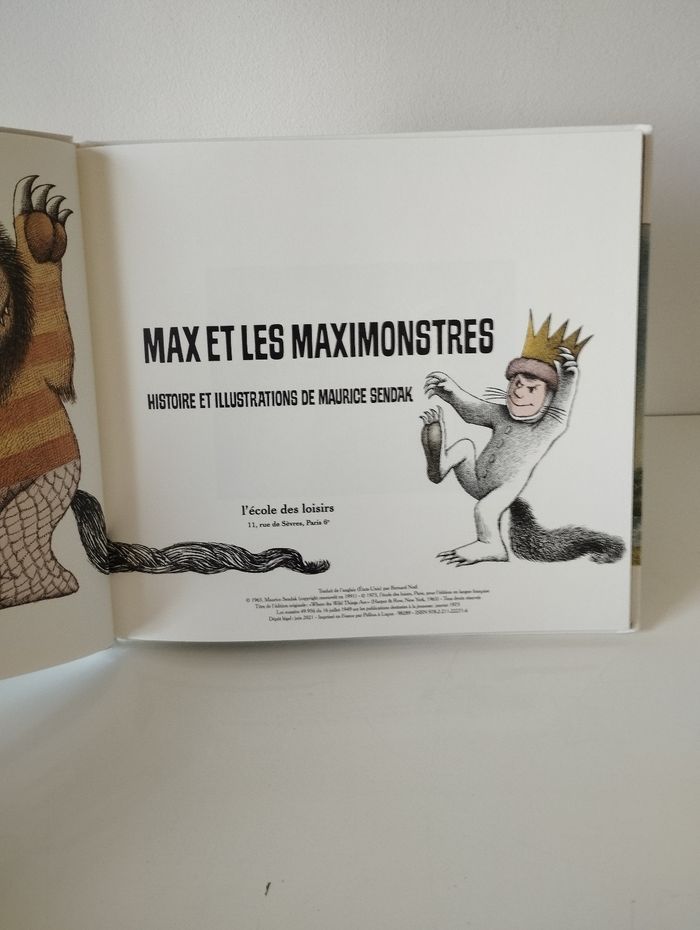 Livre Max et les maximonstres - photo numéro 5