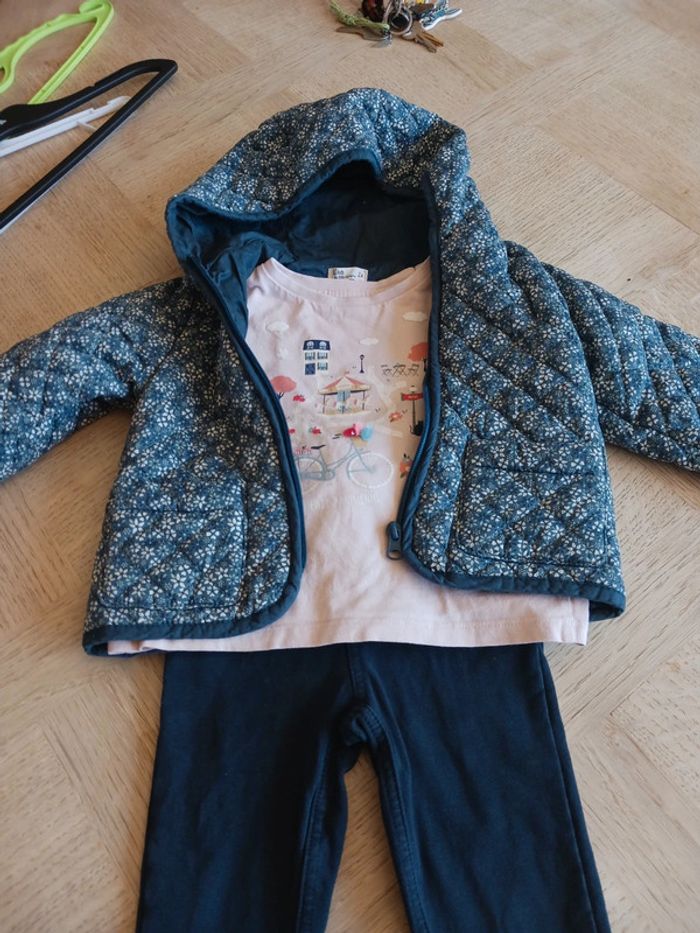 Ensemble fille 2 ans little cigogne - photo numéro 3
