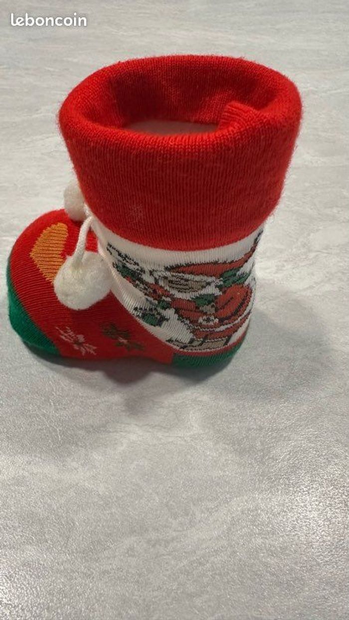 🎄magnifique botte du père noël Hauteur 11 cm - photo numéro 6