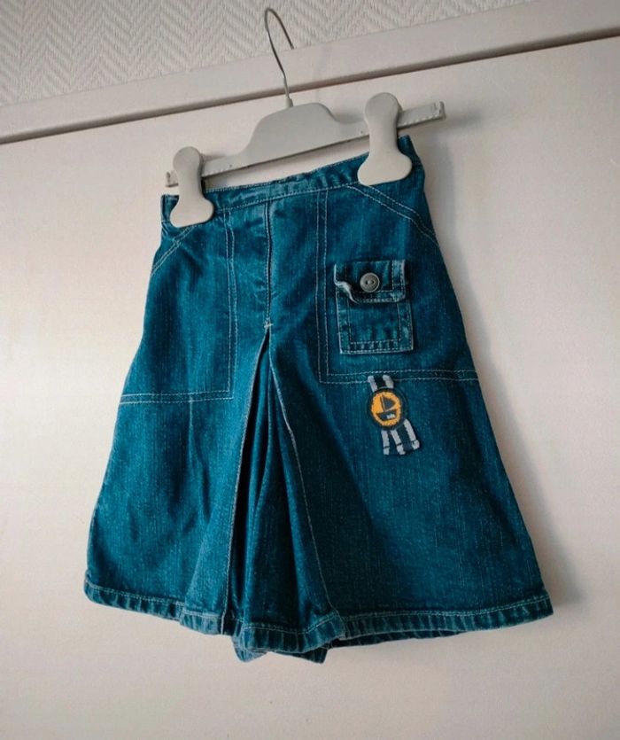 (e) jupe culotte en Jean Sucre d'orge