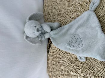 Doudou Lapin Pommette - Collection mon petit Coeur