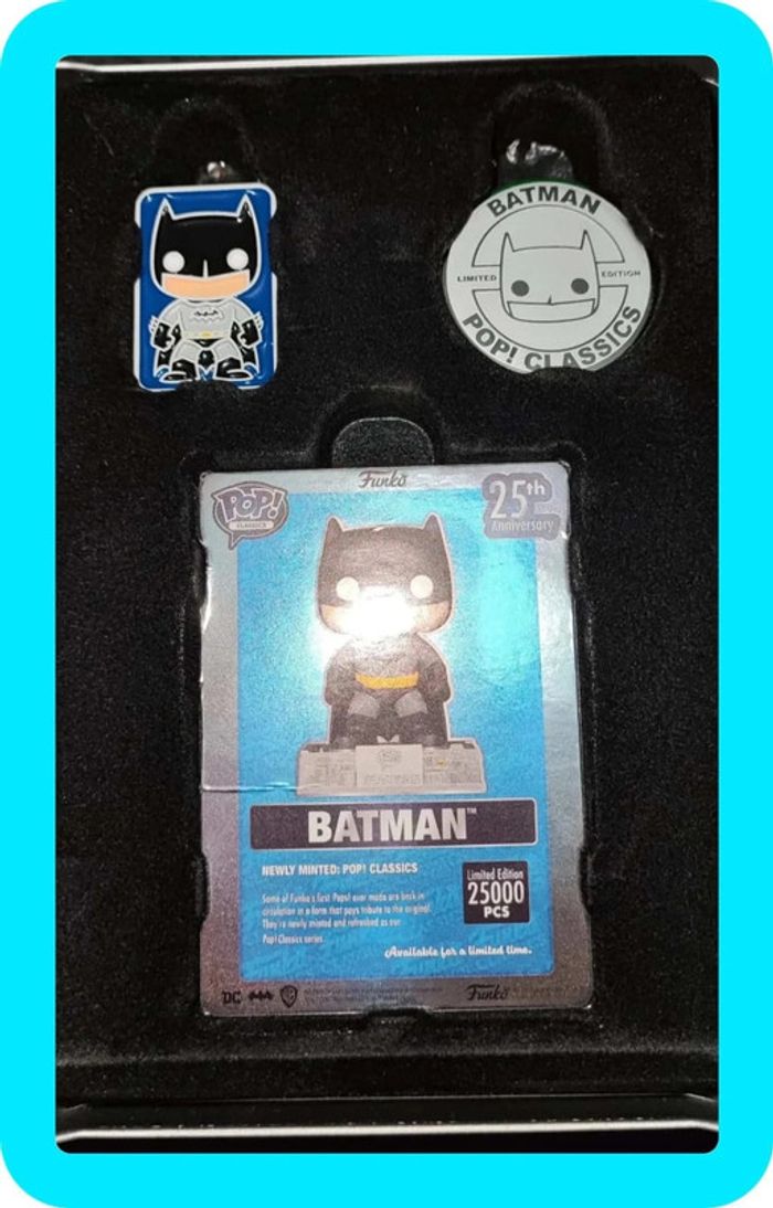 Funko Pop! Classics DC Comics Batman 25th Anniversary Exclusive Figure #01C NEUF sous blister - photo numéro 4