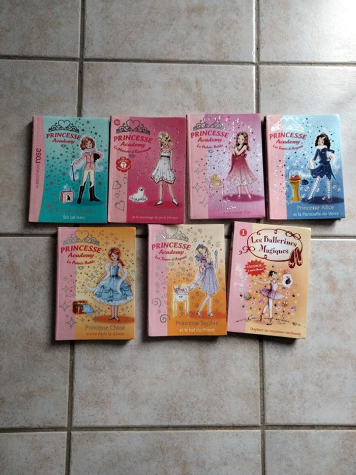 Lot de livres " princesse academy"