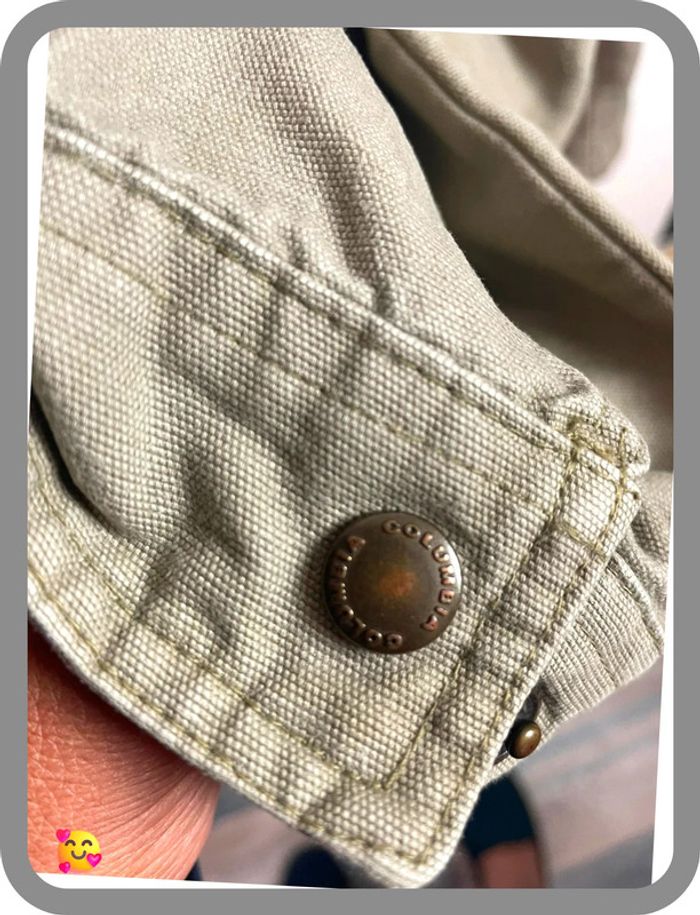 🧥 Blouson demi-saison Columbia – Taille L – Coloris kaki très pâle - photo numéro 4