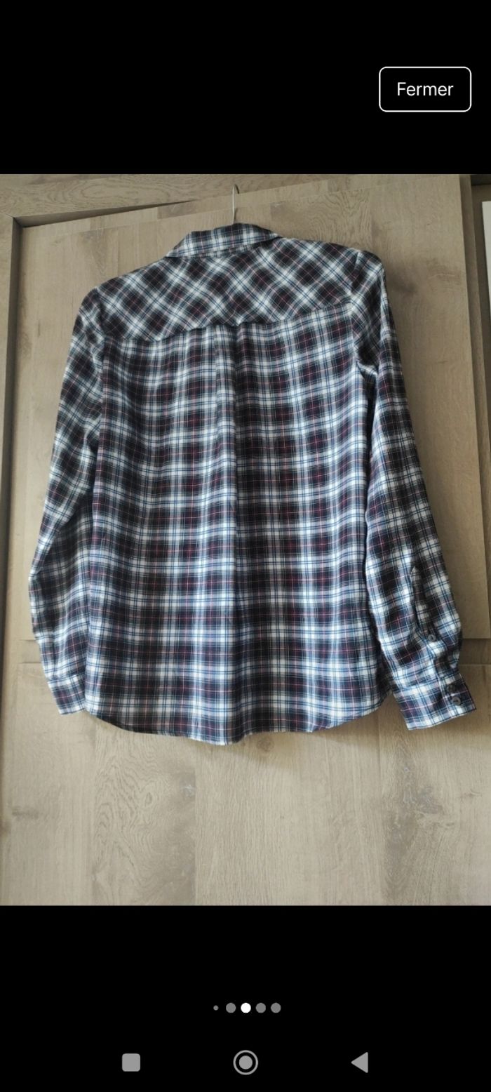 Chemise à carreaux femme Esprit taille 40 - photo numéro 8