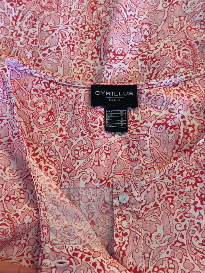 Blouse imprimé cachemire Cyrillus – Taille 40 - photo numéro 11