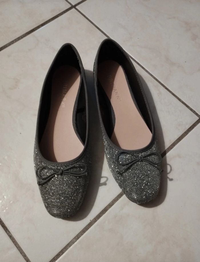 Ballerines - argentée - 37 - photo numéro 2