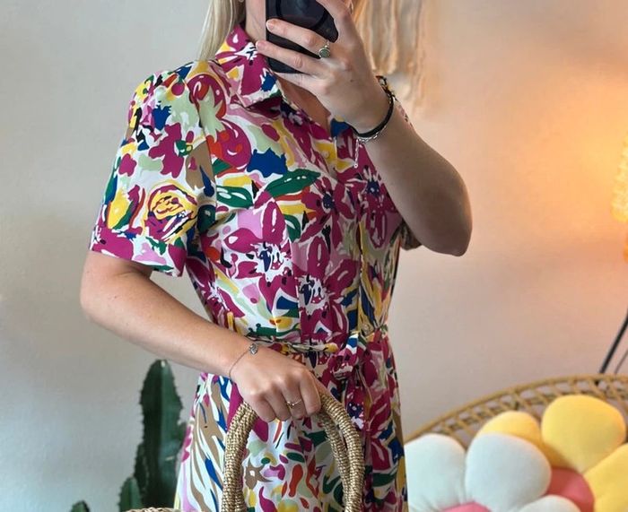 Robe longue à motifs fleuris - Taille S (Ycoo Paris) - photo numéro 3