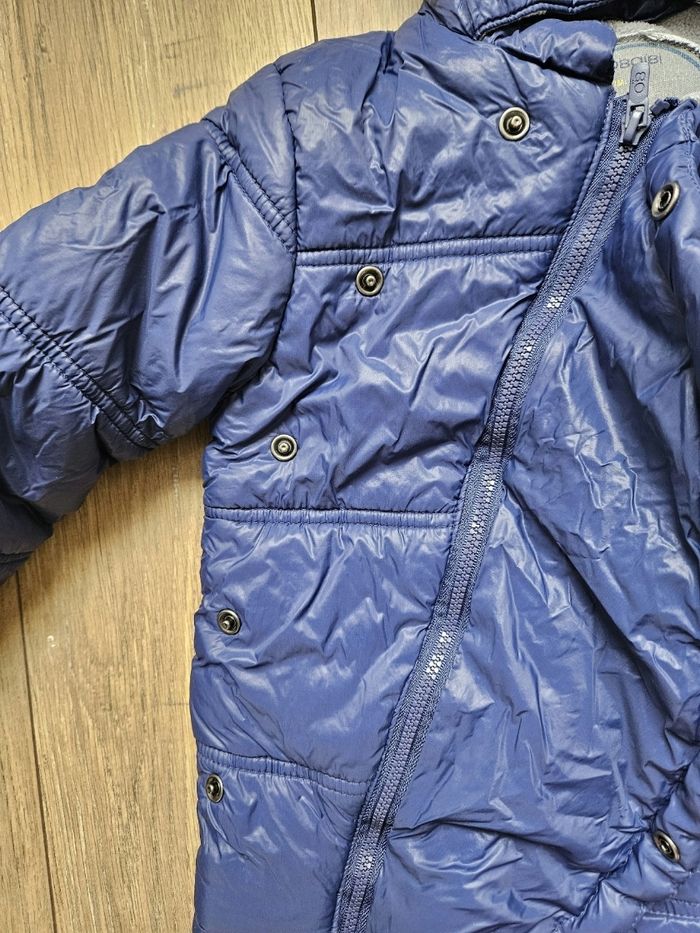 Doudoune à capuche bleu marine Obaïbi 3 ans - photo numéro 7