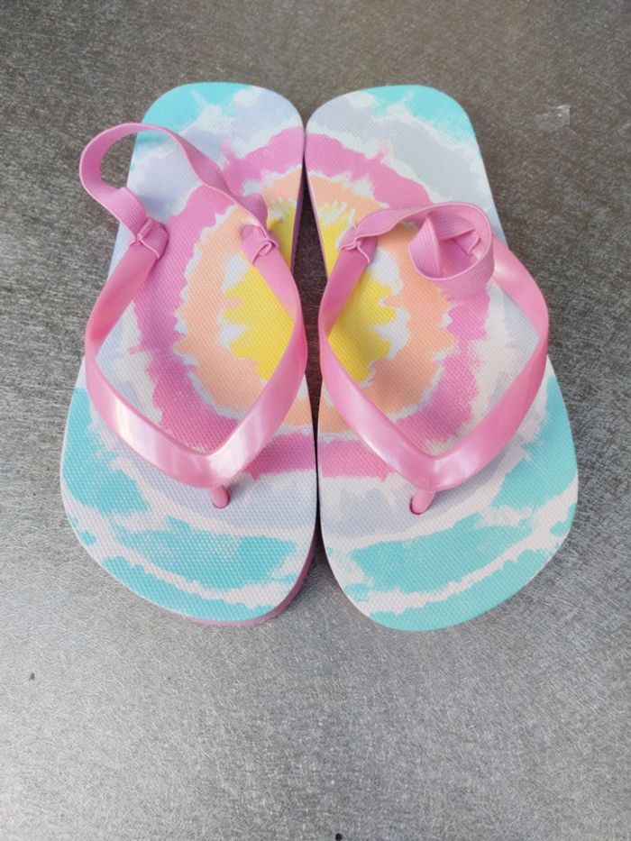 Tong fille pointure 29 -30 rose