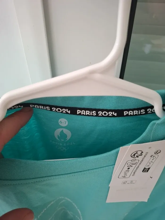 Tee-shirt 6/7 ans Paris 2024 - photo numéro 3