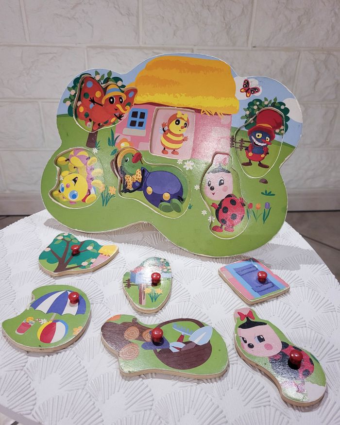 Puzzle en bois Drôles de petites bêtes - photo numéro 2