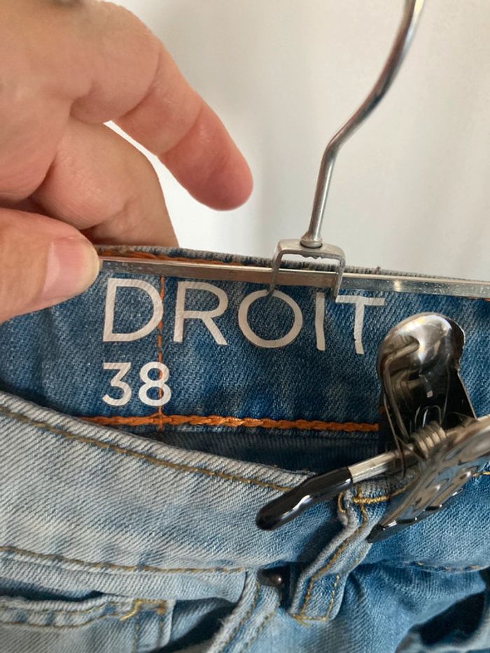 Short en jean homme taille 38 Tex - photo numéro 4