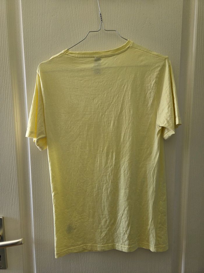 T-shirt Babou Jaune Pâle 100% Coton - Taille S en bon état - photo numéro 2