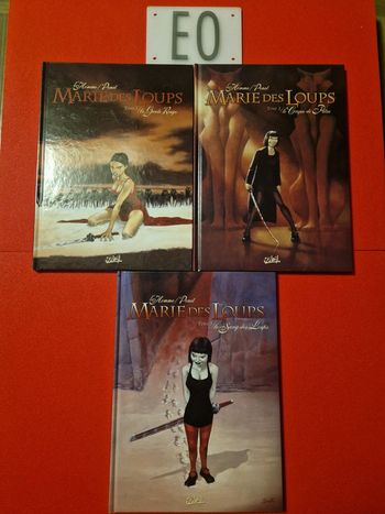 Lot de 3 bd marie des loups 1 à 3,EO (série complète)