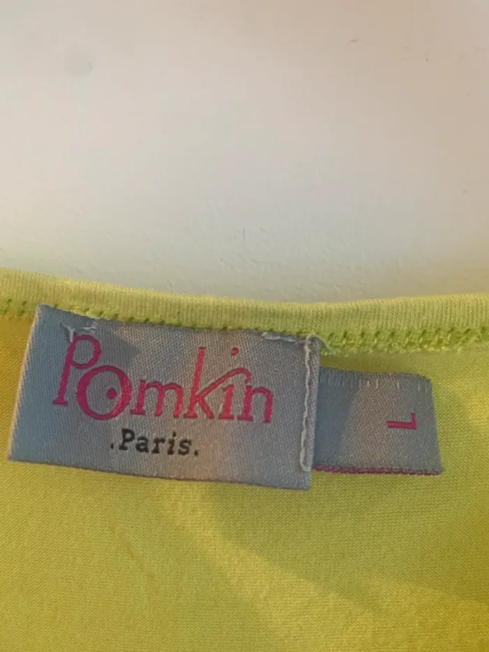🤰 Robe maternité/allaitement – Verte pomme – Taille L – Marque Pomkin - photo numéro 5