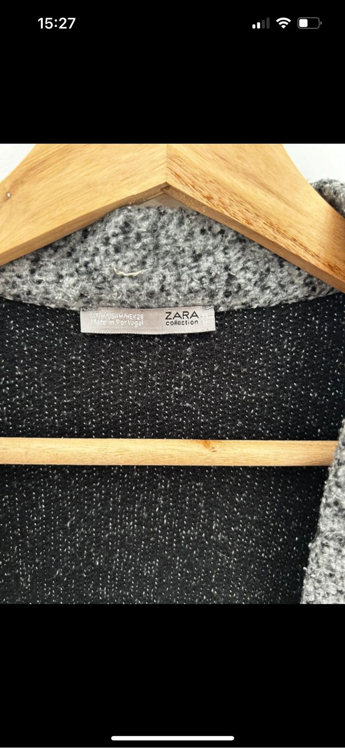 Veste longue / gilet long Zara taille m - photo numéro 4