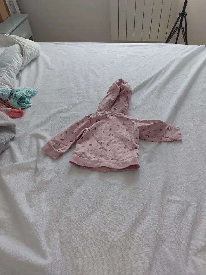 Veste à capuche fille 18mois - photo numéro 3