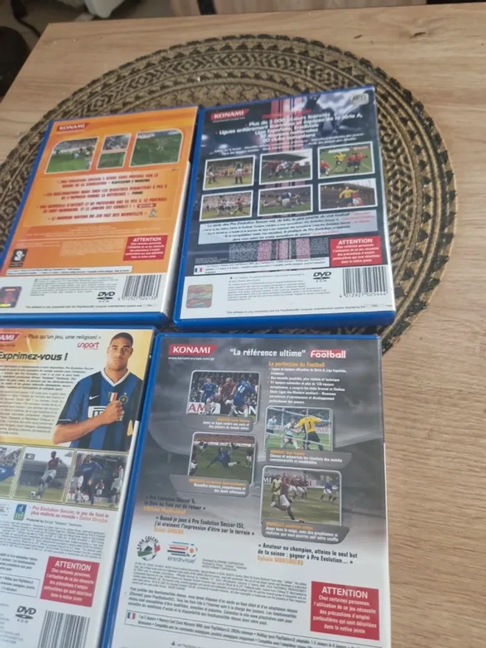 Lot de 4 jeux PlayStation 2 tres bon etat pro évolution soccer - photo numéro 5