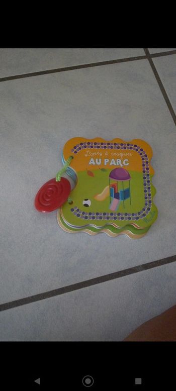 Livre à croquer Au parc