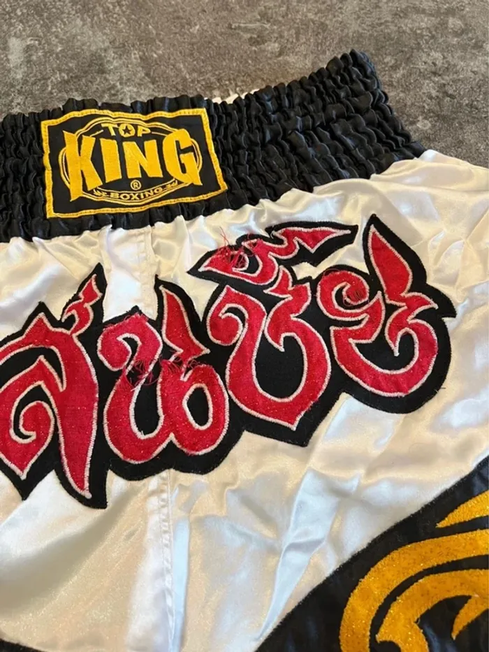 Short boxe homme Top King taille L Pantalón boxeo hombre Pantaloncini uomo Boxershorts Herren - photo numéro 6