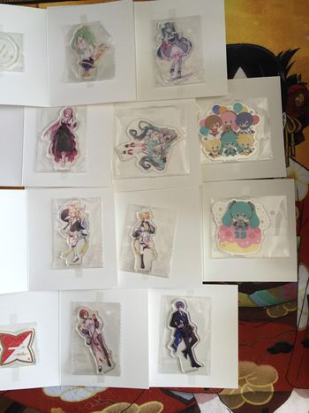 Hatsune Miku Kagamine Len Rin Megurine Luka Kaito Meiko Taito Kuji full acryl stand set figure