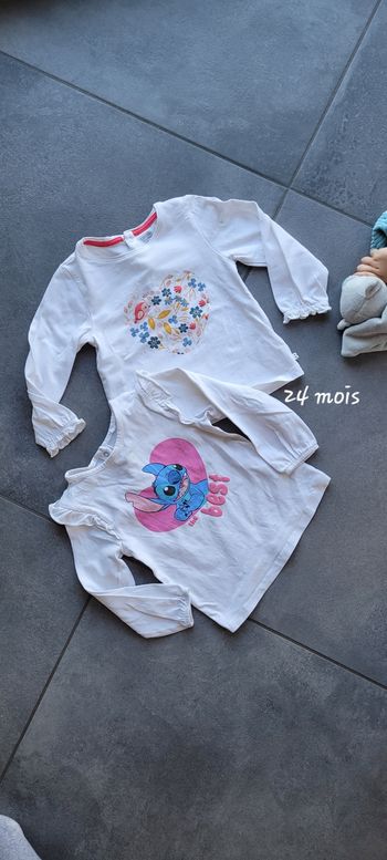 Lot de Tee-shirt stitch et Okaidi