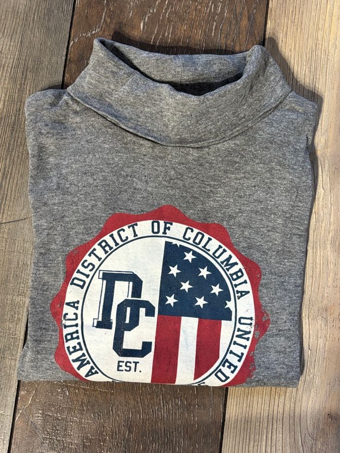 Sous pull col roulé garçon 8 ans gris - photo numéro 3