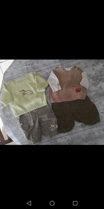 Lot 2 ensembles 3 mois