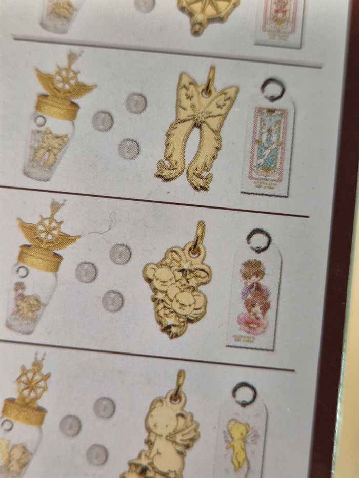 Porte-clefs bottle charm Card Captor Sakura Ichibankuji "Twinkle Little Magic" : Vert - photo numéro 3